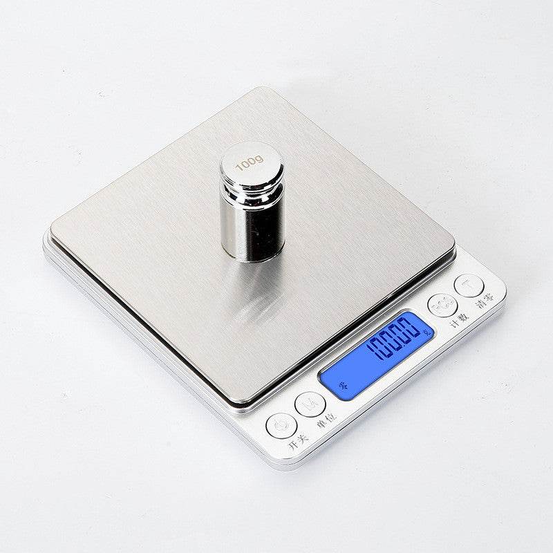Kitchen Scale Cross-border Baking Electronic Scale High Precision 0.01g Scale Household Stainless Steel Food Scale Coffee Scale Manufacturer - Mubimart