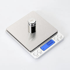 Kitchen Scale Cross-border Baking Electronic Scale High Precision 0.01g Scale Household Stainless Steel Food Scale Coffee Scale Manufacturer - Mubimart -  