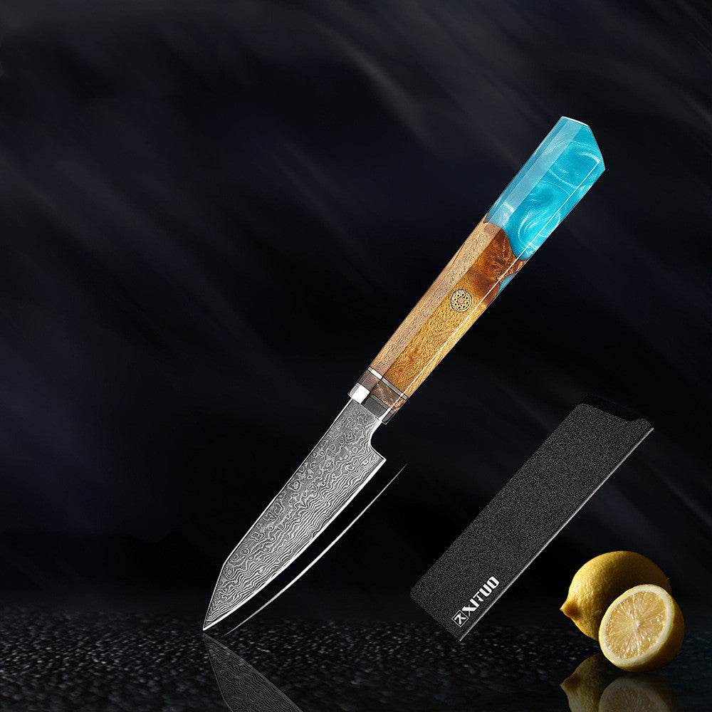 Kitchen Set Knife Damascus Steel Kitchen Knife Kitchen Knife Chef Knife Santoku Knife Japanese Knife Kitchen Tool - Mubimart