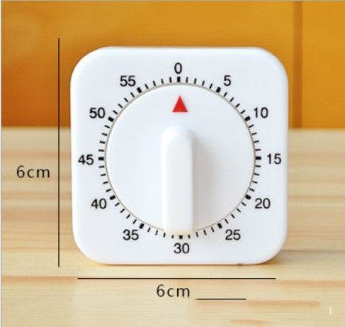 Kitchen Small Square Pendulum Timer 60 Minutes Timer Reminder Mechanical Timer - Mubimart