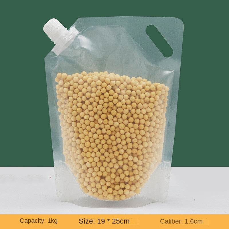 Kitchen Storage Bag Grain Moisture-proof Sealed Bag Insect-proof Transparent Portable Food-grade Transparent Storage Bag - Mubimart