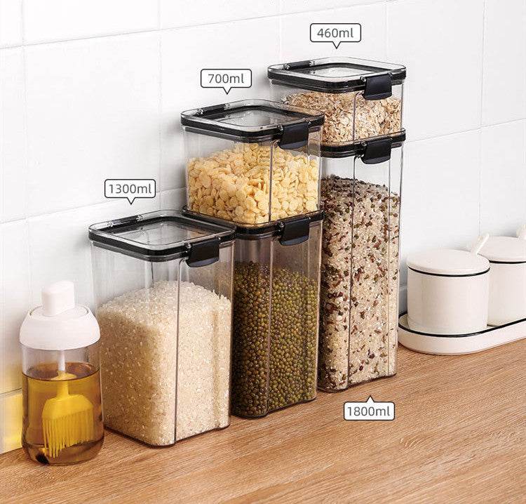 Kitchen Storage Sealed Cans Square Food Preservation Storage Tanks - Mubimart
