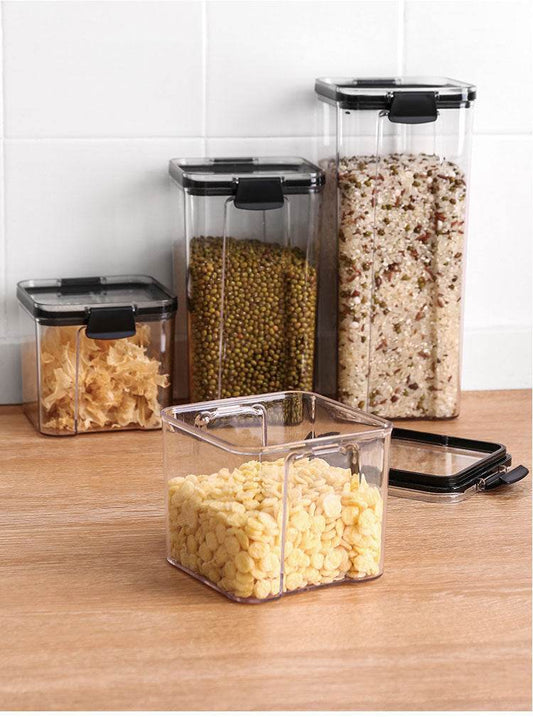 Kitchen Storage Sealed Cans Square Food Preservation Storage Tanks - Mubimart