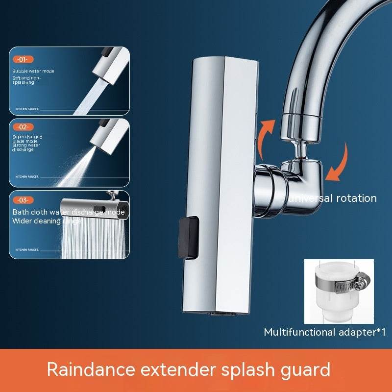 Kitchen Three-gear Water Universal Faucet Multi-function - Mubimart