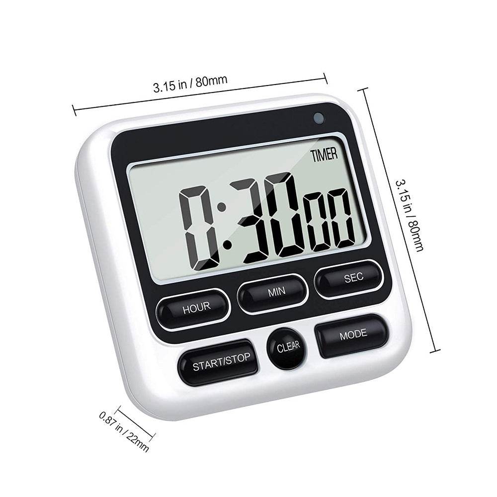 Kitchen Timer Student Learning Exam Upside Down Reminder Alarm Clock Timer - Mubimart
