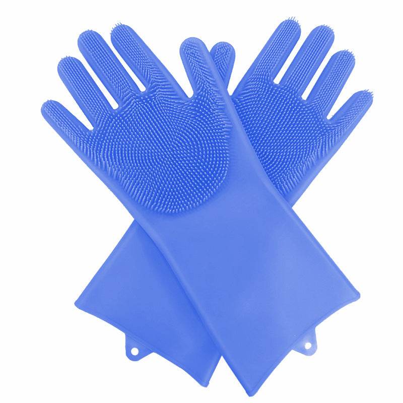 Kitchen Water Proof Silicone Gloves - Mubimart