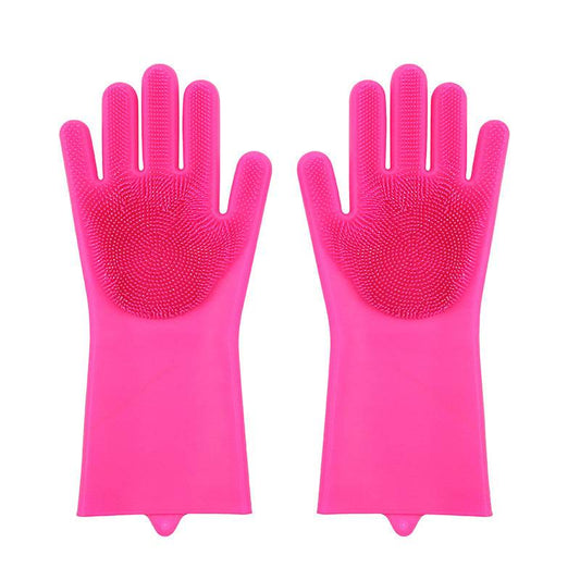 Kitchen Water Proof Silicone Gloves - Mubimart