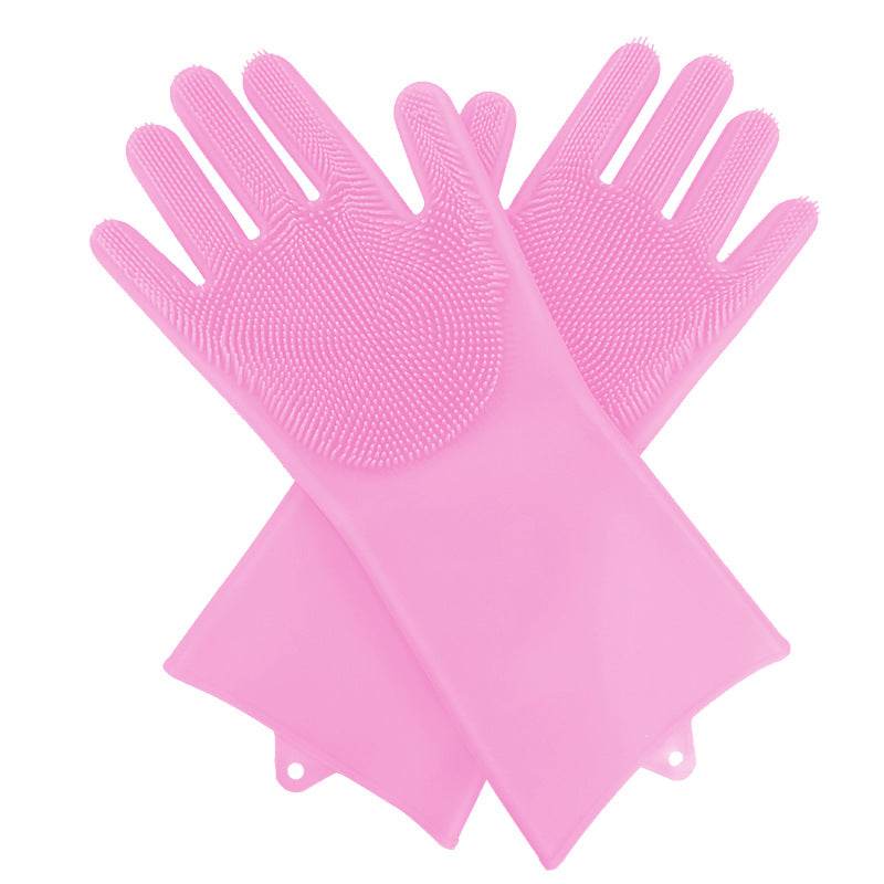 Kitchen Water Proof Silicone Gloves - Mubimart