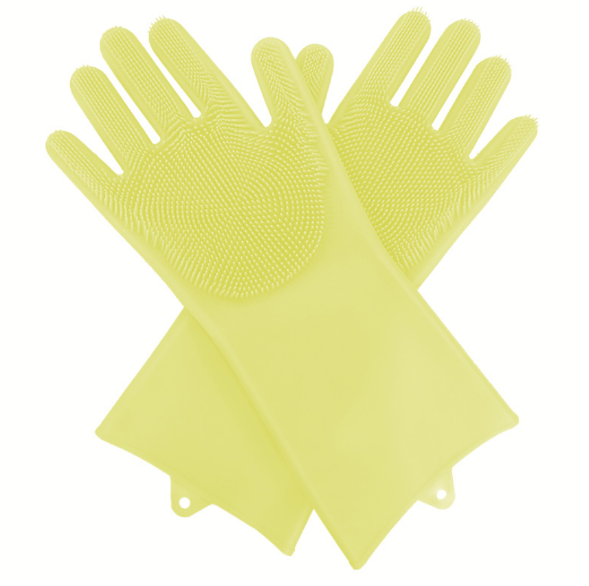 Kitchen Water Proof  Silicone Gloves - Mubimart -  