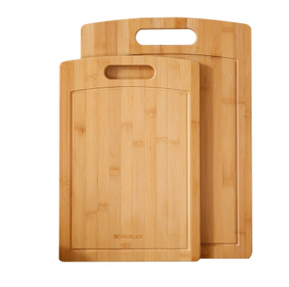 Kitchen bamboo cutting board Thickened mildew bamboo cutting board cutting board Household cutting board - Mubimart -  