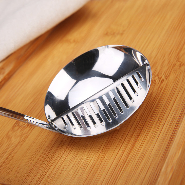 Kitchen colander stainless steel spoon - Mubimart -  