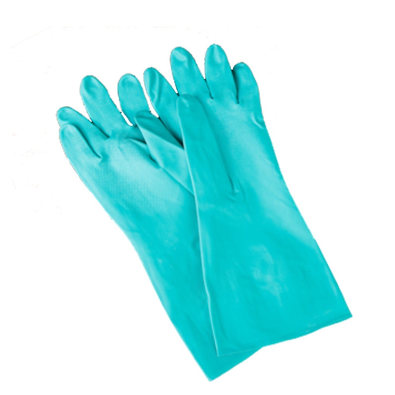 Kitchen dishwashing washing female cleaning housework Ding Qing washing clothes rubber rubber brush bowl gloves winter waterproof and durable - Mubimart -  