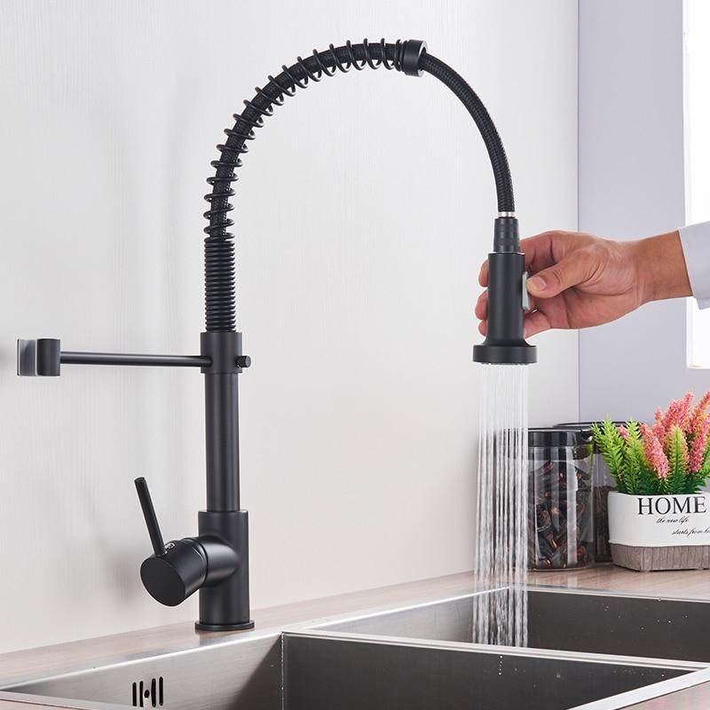 Kitchen faucet full copper hot and cold water - Mubimart