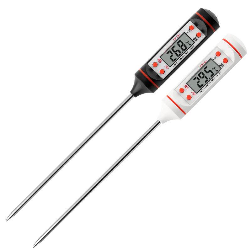 Kitchen oil thermometer kitchen barbecue baking temperature measurement electronic food thermometer - Mubimart