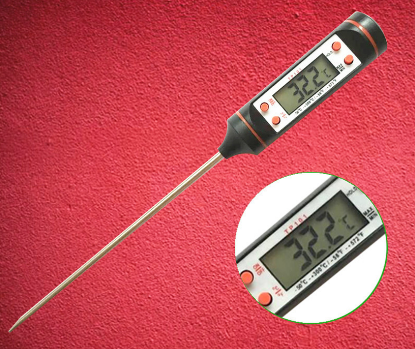 Kitchen oil thermometer kitchen barbecue baking temperature measurement electronic food thermometer - Mubimart - Food thermometers 