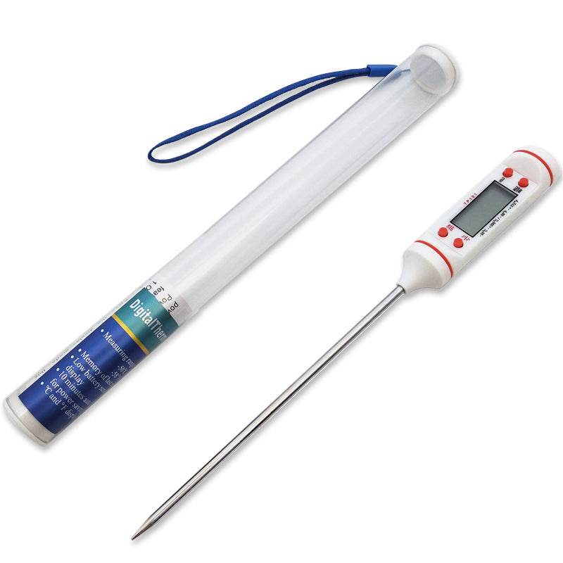 Kitchen oil thermometer kitchen barbecue baking temperature measurement electronic food thermometer - Mubimart