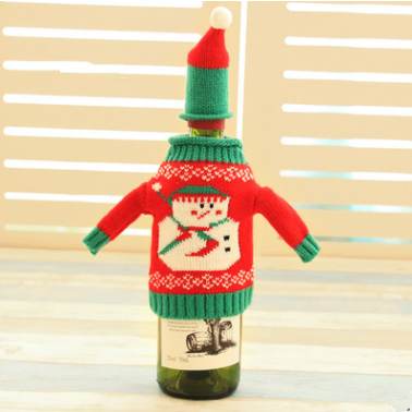 Knitted Christmas Bottle Set - Mubimart -  