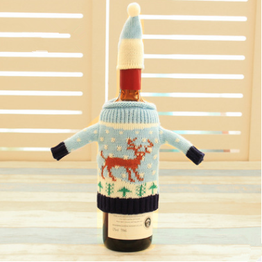 Knitted Christmas Bottle Set - Mubimart -  