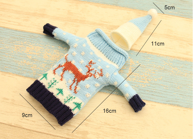 Knitted Christmas Bottle Set - Mubimart -  