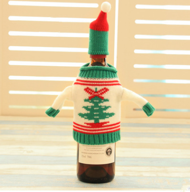 Knitted Christmas Bottle Set - Mubimart -  