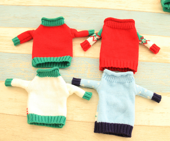 Knitted Christmas Bottle Set - Mubimart -  