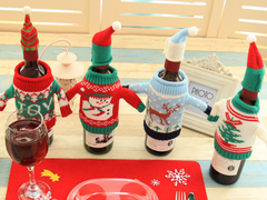 Knitted Christmas Bottle Set - Mubimart -  