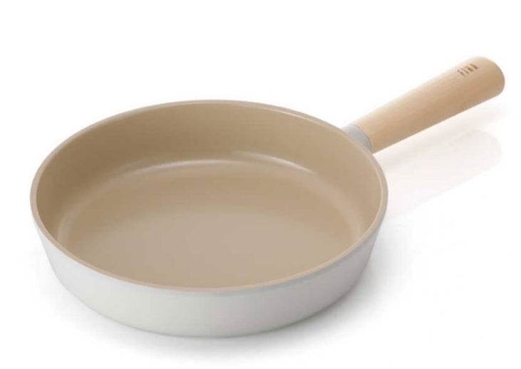 Korean Non-stick Pan Ceramic White Frying Pan - Mubimart