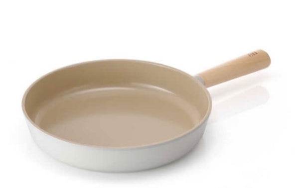 Korean Non-stick Pan Ceramic White Frying Pan - Mubimart