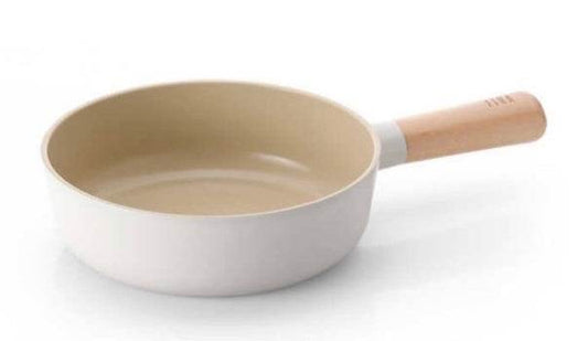 Korean Non-stick Pan Ceramic White Frying Pan - Mubimart