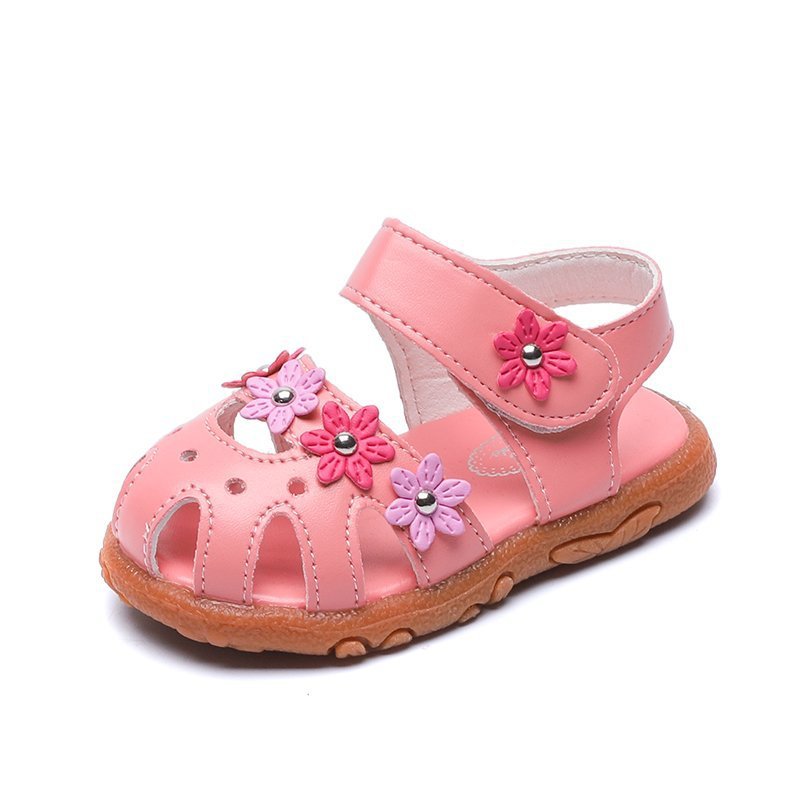 Korean Style Girls' Single Shoes Baby Soft Soled Toddler Shoes - Mubimart -  