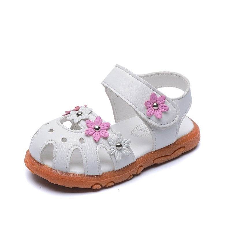 Korean Style Girls' Single Shoes Baby Soft Soled Toddler Shoes - Mubimart