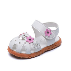 Korean Style Girls' Single Shoes Baby Soft Soled Toddler Shoes - Mubimart -  