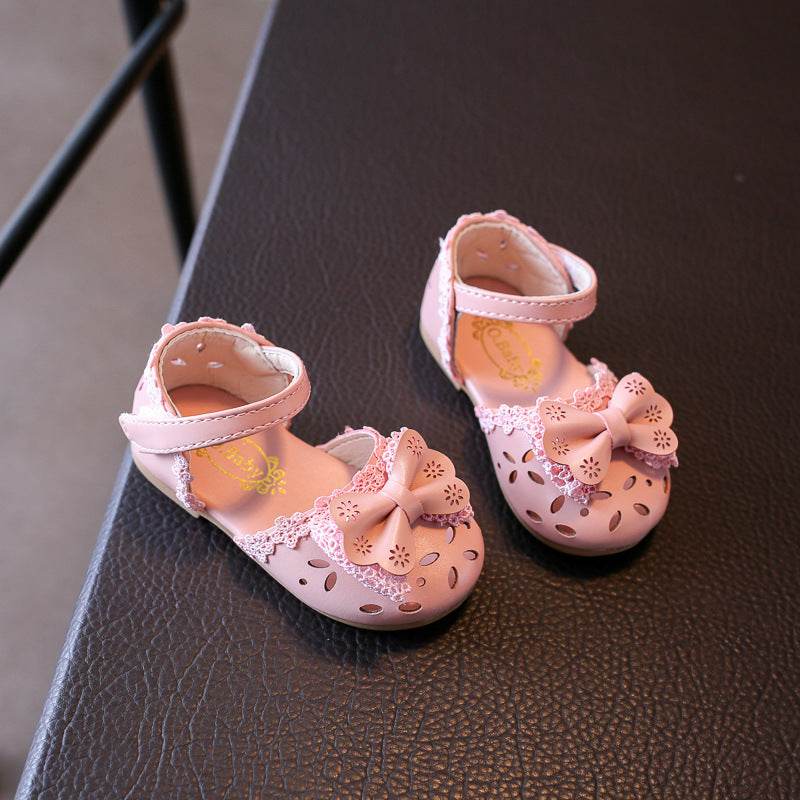 Korean Style Girls' Single Shoes Baby Soft Soled Toddler Shoes - Mubimart