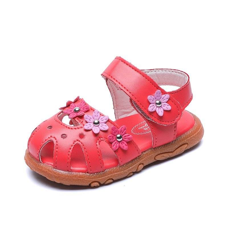 Korean Style Girls' Single Shoes Baby Soft Soled Toddler Shoes - Mubimart