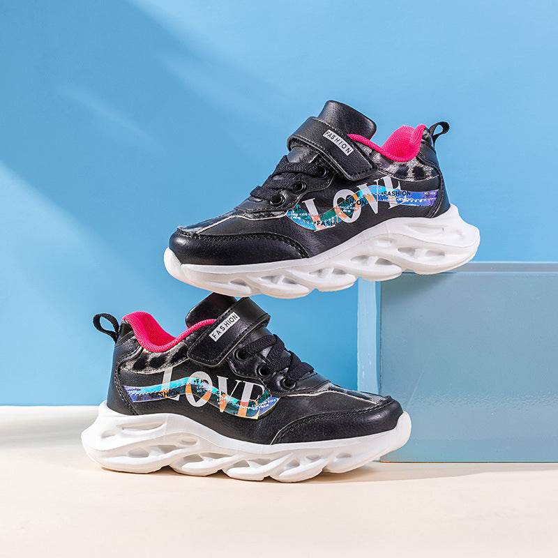 Korean Style Trendy Shoes Girls Girls Shoes Children's Sports Shoes - Mubimart