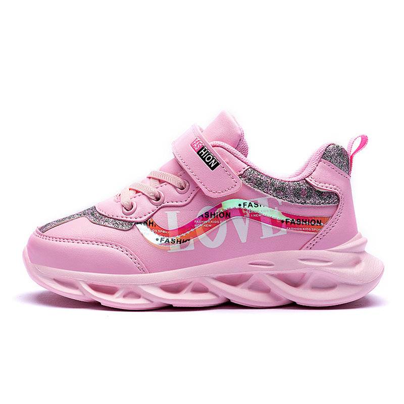 Korean Style Trendy Shoes Girls Girls Shoes Children's Sports Shoes - Mubimart