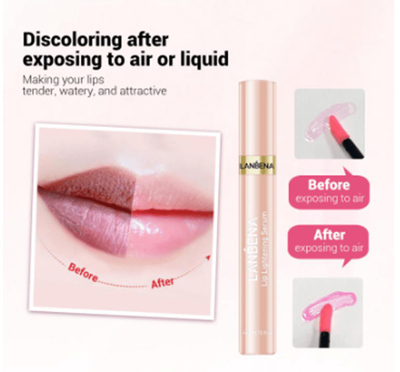 LANBENA LIP LIGHTENING SERUM Moisturizing Cherry Lip Lotion - Mubimart