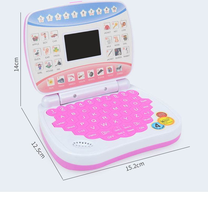 LED Display Learning Machine Music Children's Toys - Mubimart