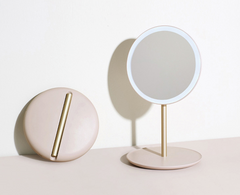 LED Folding Mirror Make-up mirror - Mubimart - Standing Face Mirrors 