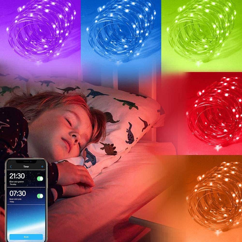 LED Light String 40-key Infrared Wireless Remote And Bluetooth Smart APP Control - Mubimart