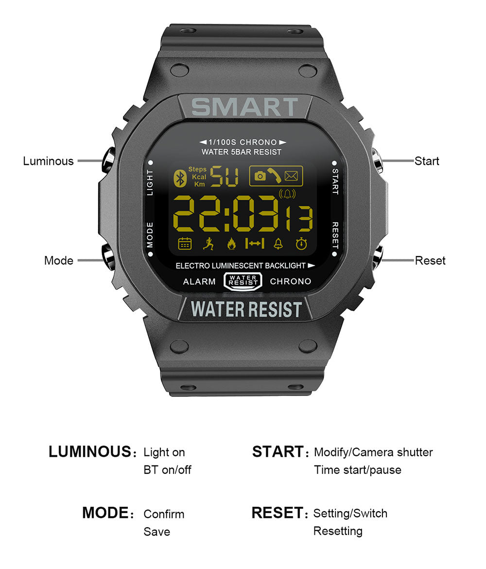 LOKMAT MK22 smart watch - Mubimart -  