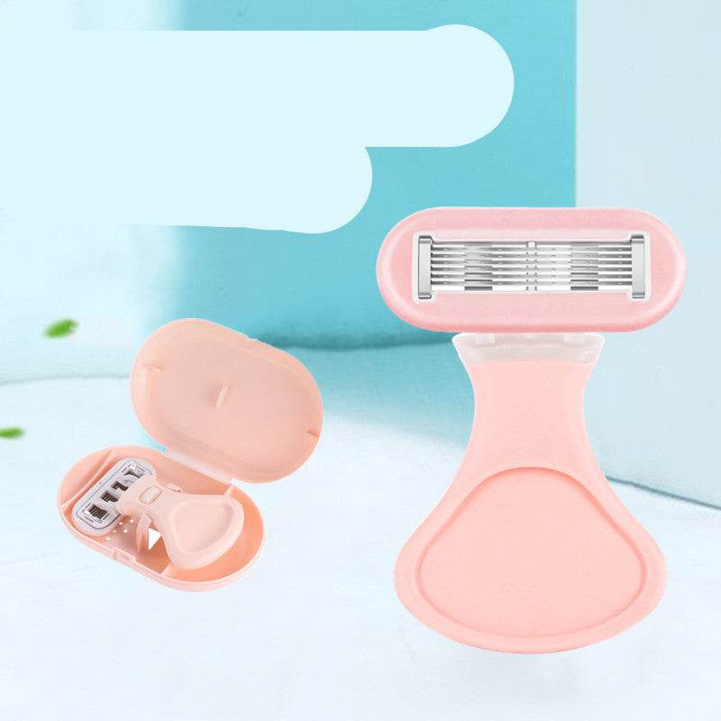 Ladies Manual Shaver 6 Layer Blade Razor - Mubimart