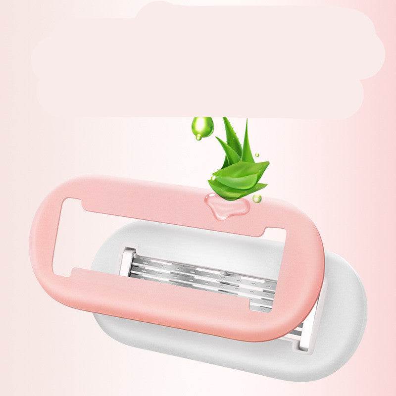 Ladies Manual Shaver 6 Layer Blade Razor - Mubimart