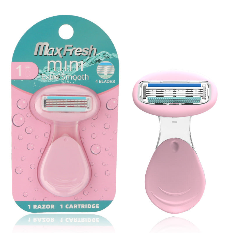 Ladies Manual Shaver Razor Armpit And Leg Hair Private Parts - Mubimart -  