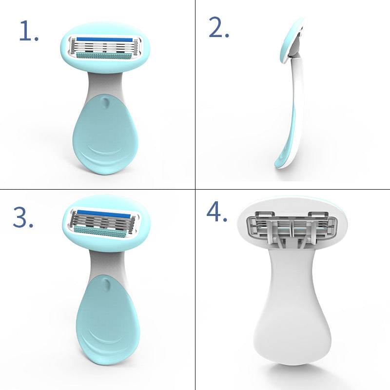 Ladies Manual Shaver Razor Armpit And Leg Hair Private Parts - Mubimart