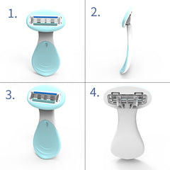 Ladies Manual Shaver Razor Armpit And Leg Hair Private Parts - Mubimart -  