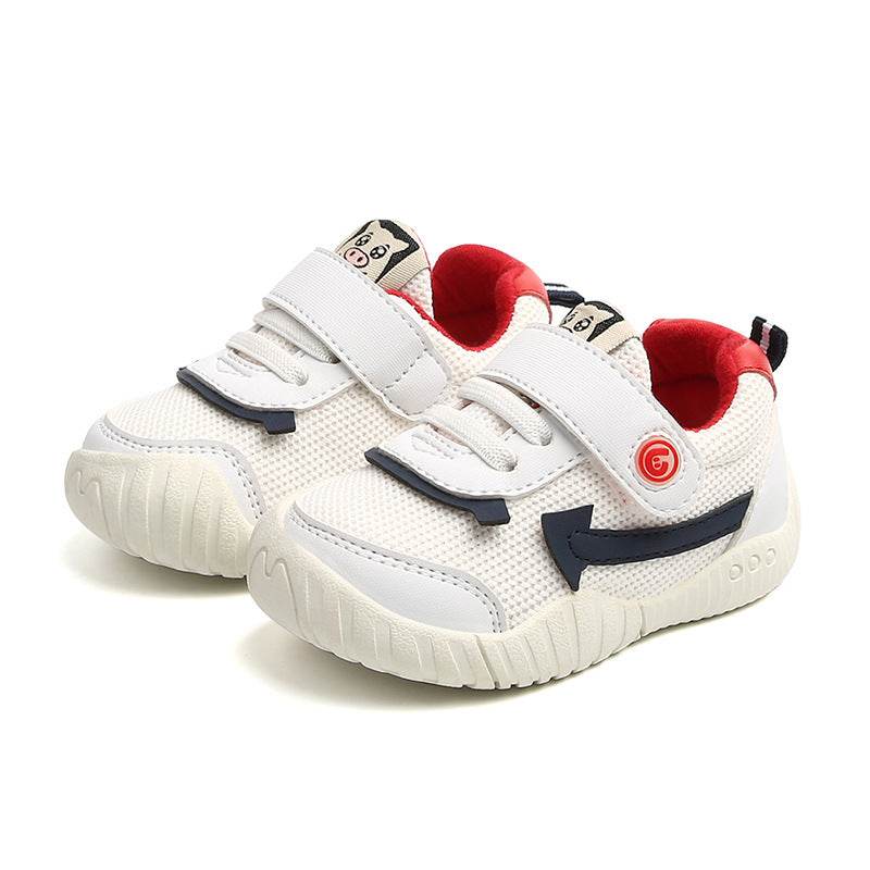 Lala Pig Spring And Autumn Children's Breathable Mesh Sports Shoes Boys And Girls Baby Toddler Shoes Infant Functional Shoes 1-3 Years Old 2 - Mubimart