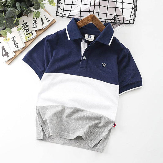 Lapel T-shirt - Mubimart