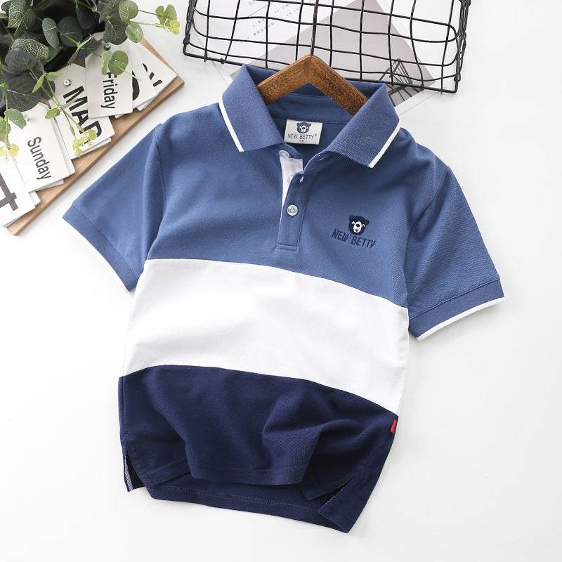 Lapel T-shirt - Mubimart
