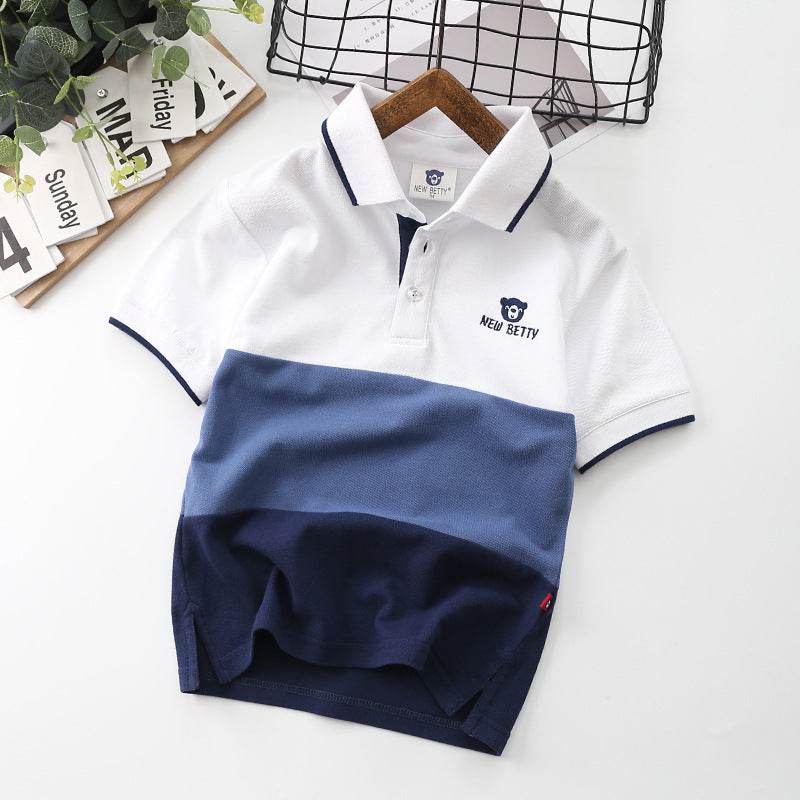Lapel T-shirt - Mubimart